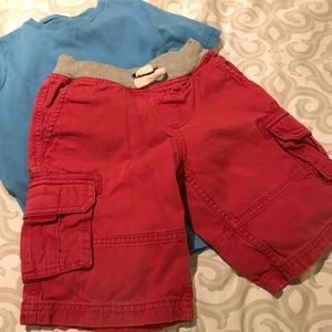 Hanna Andersson cargo boys shorts sz 100 sz 4